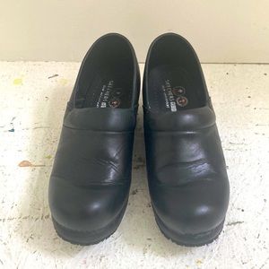 Skechers Work Black Clog Mules Slip Resistant 76501 Womens 9.5 M Chef Nurse Shoe